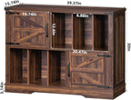 Large Record Player Stand with Vinyl Storage Up to 450 Albums, 39 Inch - Image 2
