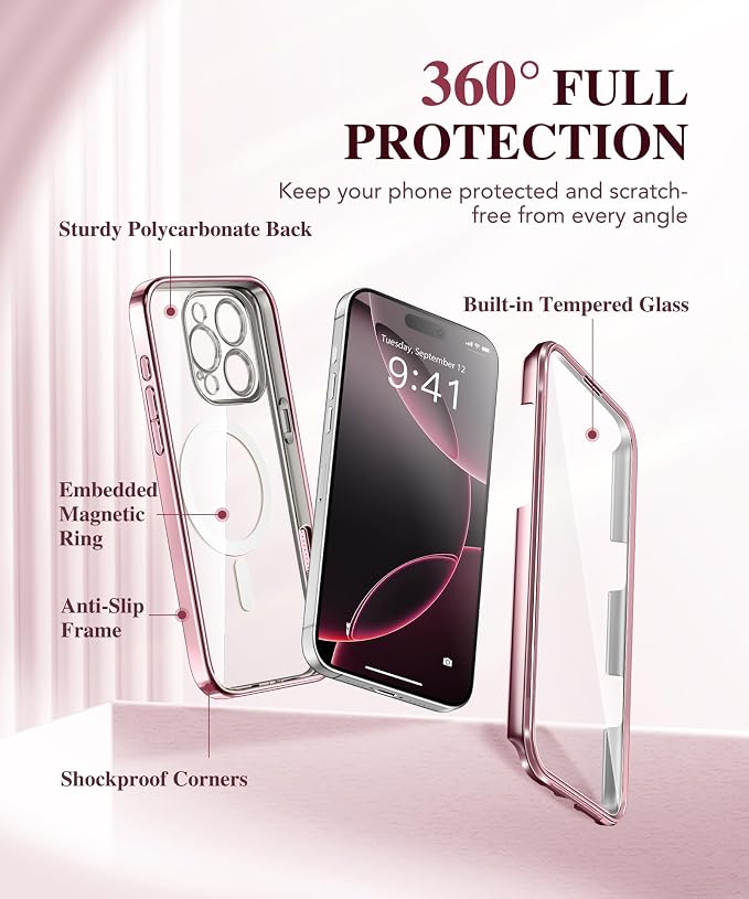 BERFY Magnetic for iPhone 16 Pro Case, Compatible - Image 4