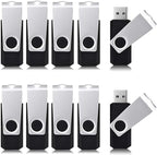 Aiibe 16 GB Flash Drive 10 Pack Bulk 16GB USB Flash Drives 2.0 USB Stick Thumb by Aiibe