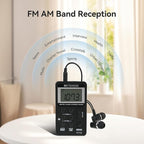 Retekess V112 AM FM Pocket Radio, Digital Radio - Image 2