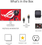 ASUS ROG Strix 27” 4K HDR USB-C Gaming Monitor – White, UHD Dual Mode, Fast IPS - Image 7