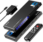 4K HDMI Switch 5x1 with Remote by JCHICI