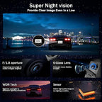 Mirror Dual Dash Camera with Voice Control, 4K+2.5K 10" Rear View Mirror Camera - Image 5