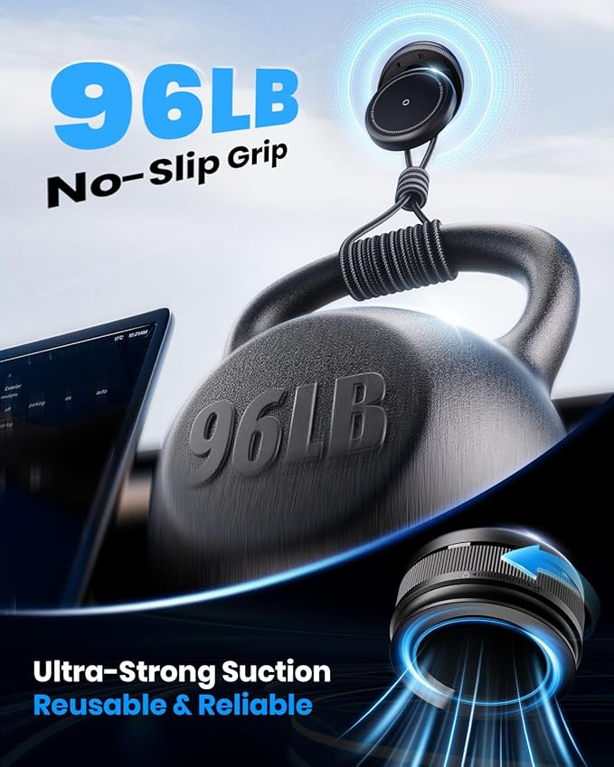 2 PCS Upgraded 360° Vacuum Magnetic Car Phone Holder - Image 3
