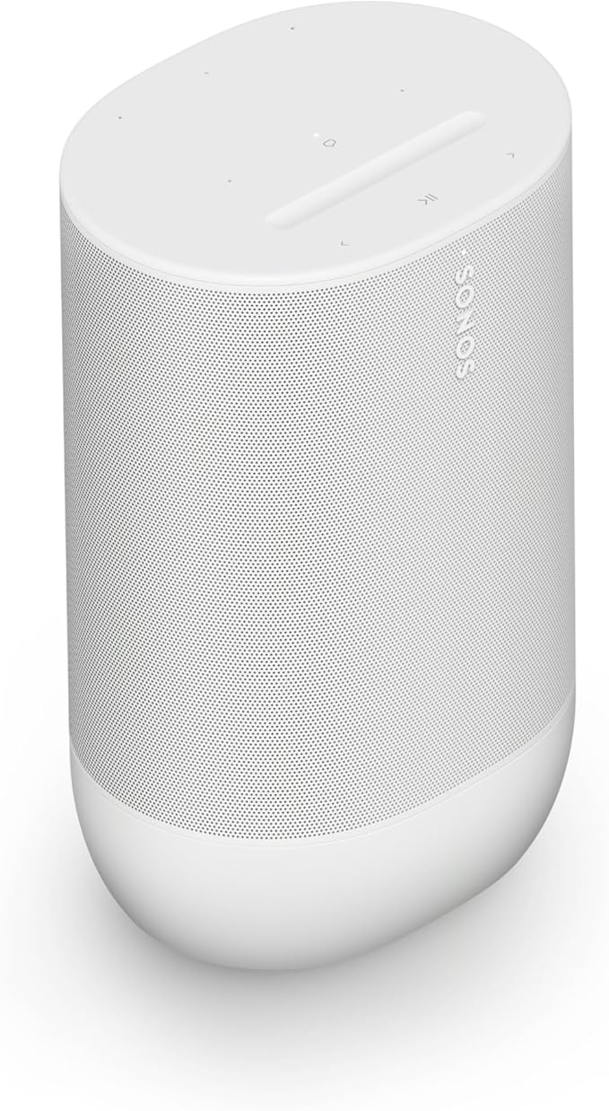 Sonos Move 2 - White - Wireless Portable Bluetooth Speaker by Sonos
