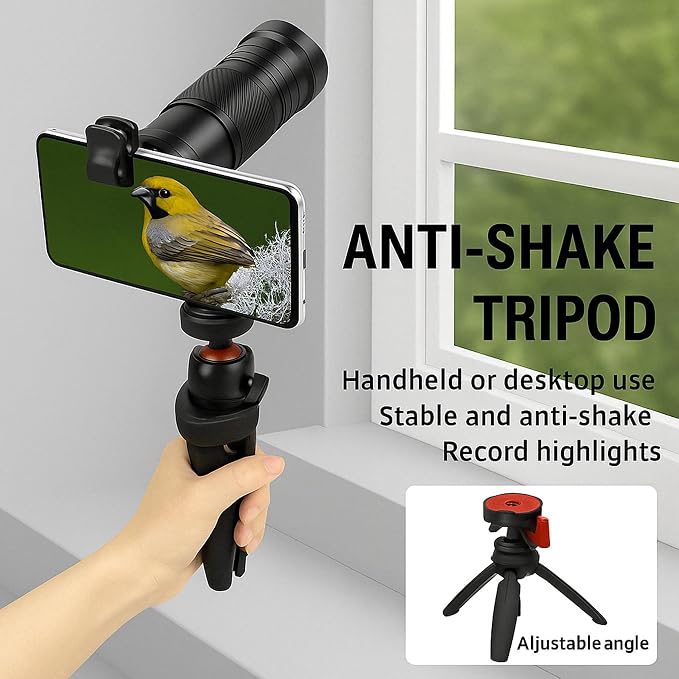 28X Telephoto Lens for iPhone Android Phones, 2-in-1 Mobile Phone Camera Lens - Image 5