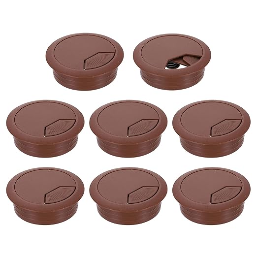 uxcell 8 Pcs 50mm Desk Grommet, Plastic Cable Hole Cover, Wire Cord Cable by uxcell