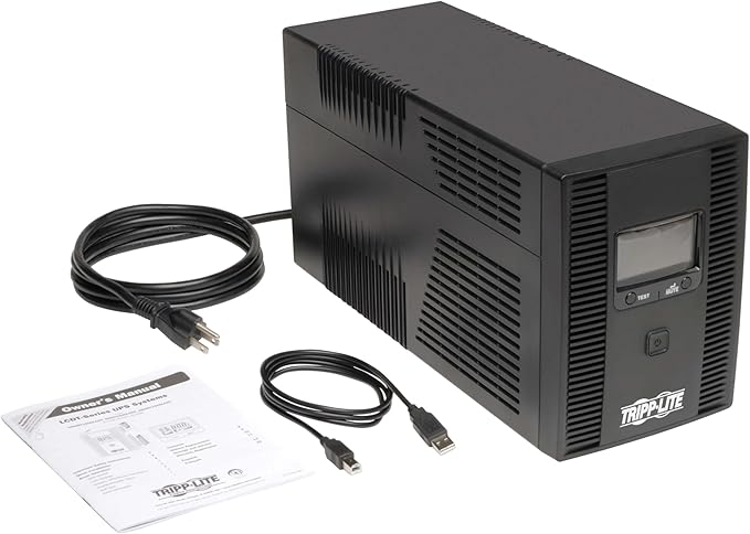 Tripp Lite SMART1300LCDT 1300VA UPS Battery Backup, LCD Display, 8 Outlets - Image 4