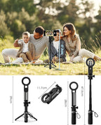 CloudValley Magnetic 4-in-1 Multifunctional Selfie Stick Tripod, Mini Portable - Image 8