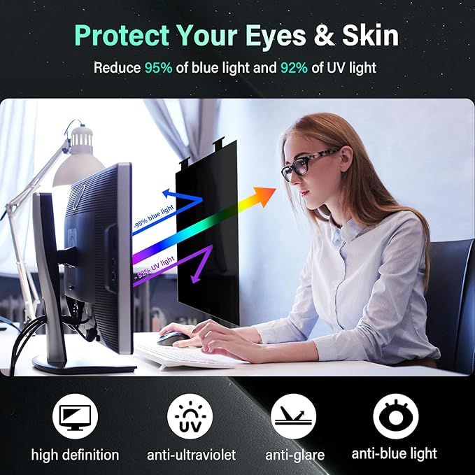Magnetic 22 Inch Computer Privacy Screen - Image 6