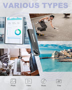32GB USB 3.0 Flash Drive, Slim Thumb Drive Portable Pen Drive - Image 5