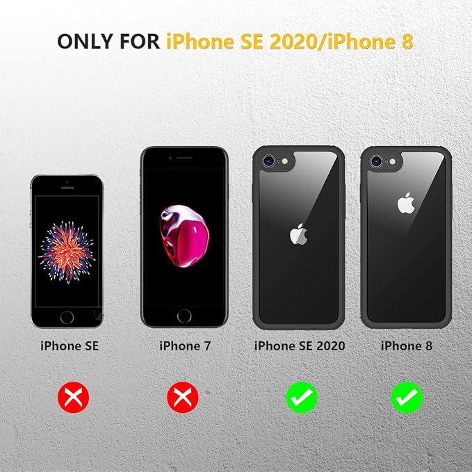 Miracase for iPhone SE Phone Case 3rd/2nd Generation 2022 2020 Full-Body - Image 7
