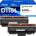 MLT-D118L Toner Cartridge Black 2Pack High-Yield Replacement by KingKJInkToner