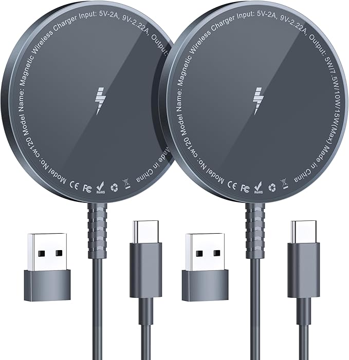 Magnetic Wireless Charger for iPhone: Compatible by WirelessCharger