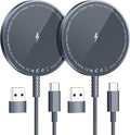 Magnetic Wireless Charger for iPhone: Compatible by WirelessCharger