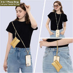 Clip and Go Strap for Phone Gold Metal Chain - Image 2
