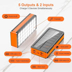 Solar Charger Power Bank 66800mAh Portable Charger - Image 2