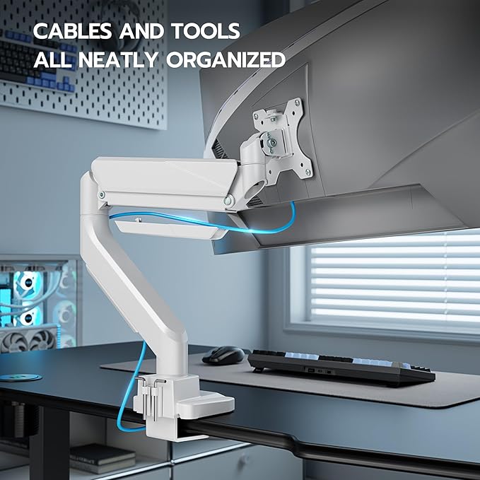 ARES WING Ultrawide Single Monitor Arm, Heavy Duty Monitor Mount - Image 6