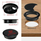 Desk Grommet 2 inch8 Pcs, Desk Hole Grommet, Cable Grommet, Desk Hole Cover - Image 2