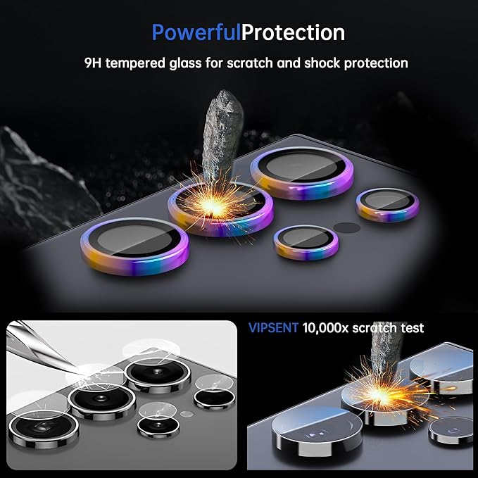 For Samsung Galaxy S25 Ultra Camera Lens Protector, Individual Lens Protector - Image 2