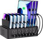 150W/35A Charging Station for Multiple Devices, 16 Port USB C Fast Charging by Yoodarmx