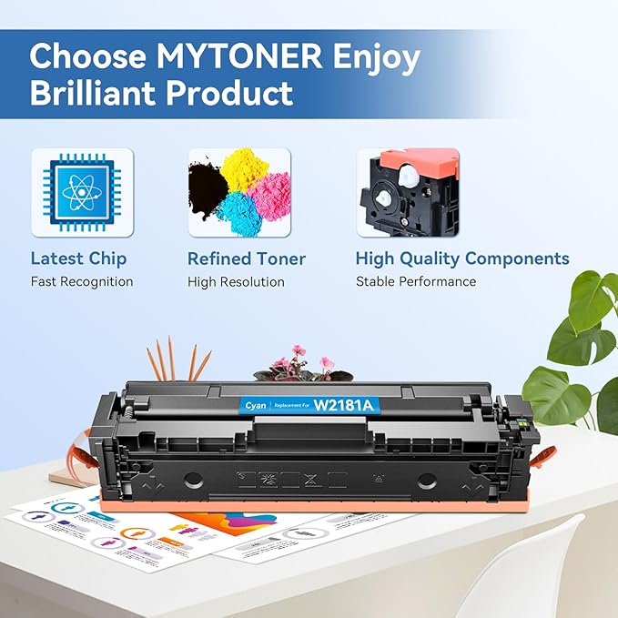MYTONER 218A Toner Cartridges 4 Pack 3301fdw Replacement - Image 6