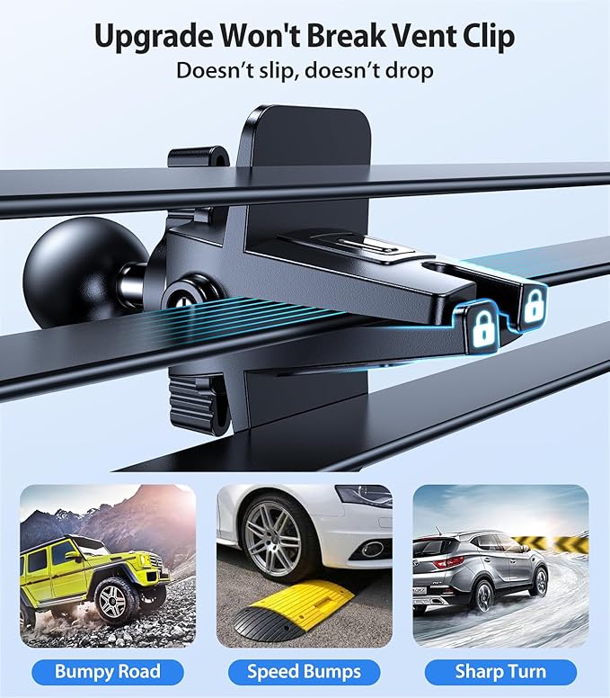 VICSEED for MagSafe Car Mount Magnetic Phone Holder for Car Vent 360 Adjustable - Image 5