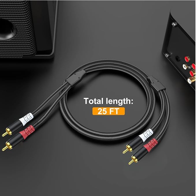HOSONGIN RCA Audio Cable 25FT - Image 8