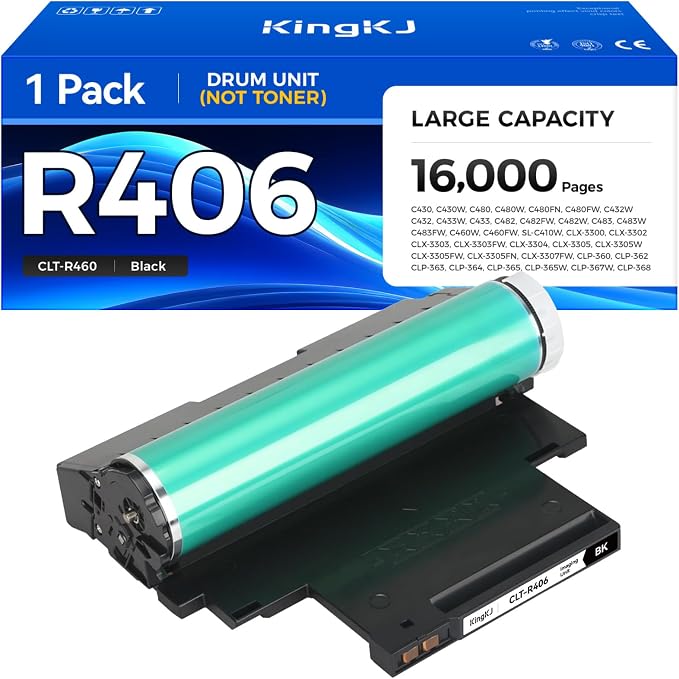 CLT-R406 R406 Imaging Drum Unit 1-Pack Replacement by KingKJInkToner