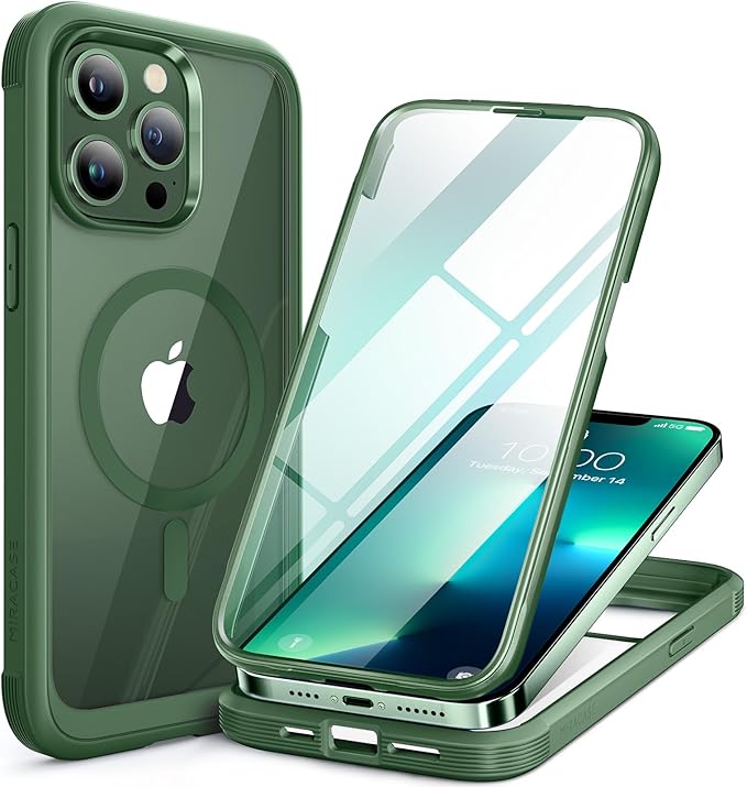 Miracase Magnetic Glass for iPhone 13 Pro Case, Compatible by Miracase