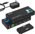 HDMI Switch 4 in 1 Out 4K@60Hz, 4 Ports HDMI Switcher Selector by JCHICI