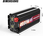 LVYUAN 4000 Watt Power Inverter 24V to 110V 120V - Image 6