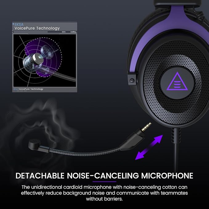 EKSA E900 Headset with Microphone - Image 4