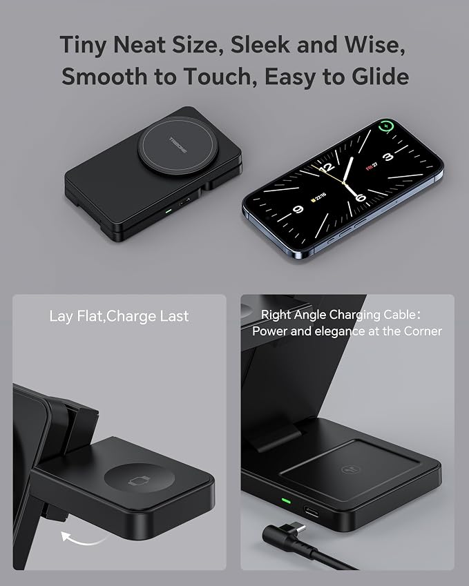 3 in 1 Charging Station for iPhone 16 15 14 13 12 Series, Wireless Charger for - Image 2