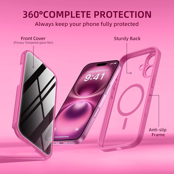 BERFY Magnetic for iPhone 16 Plus Case, Compatible - Image 9