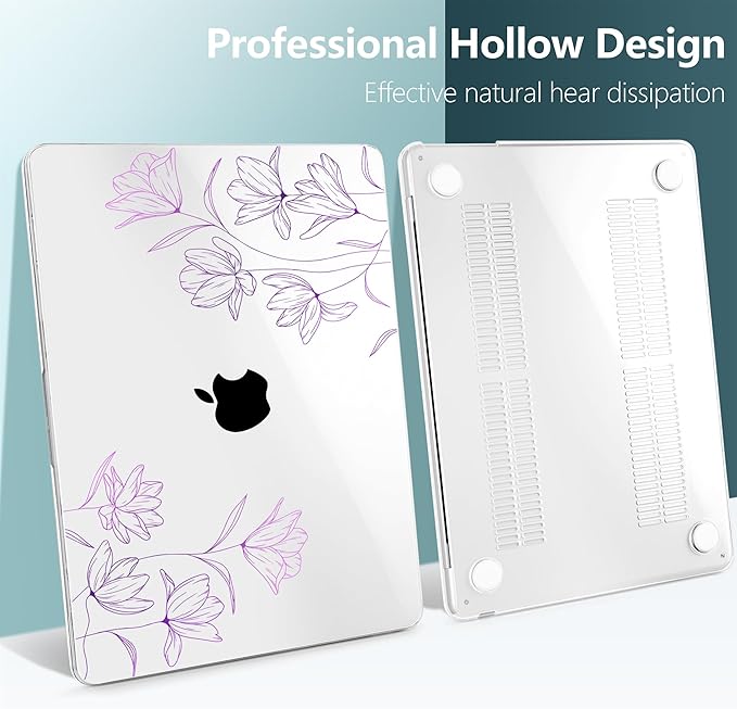 TWOLSKOO Compatible with M4 MacBook Air 13.6 inch Case 2025-2022 Release M4 - Image 5