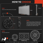A-Premium 14'' 14 inch Slim Fan Pull Universal Electric Radiator Cooling Fan - Image 6