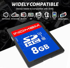 INDMEM SD Card 8GB, 8 Packs Class 10 8GB Flash Memory Card MLC Standard Secure - Image 6