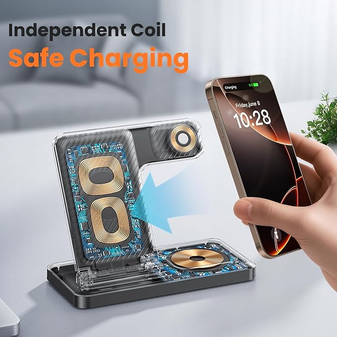 DUMTERR 3 in 1 Wireless Charger - Image 2
