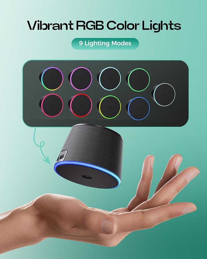 Stocking Stuffers for Men Women: Portable Bluetooth Speaker - Image 5