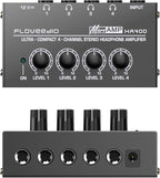 Headphone Amplifier Stereo Ultra Compact 4-Channel Headphone Amp Splitter - Image 2