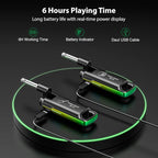 LEKATO Wireless Guitar System UHF Wireless Guitar Transmitter Receiver - Image 4