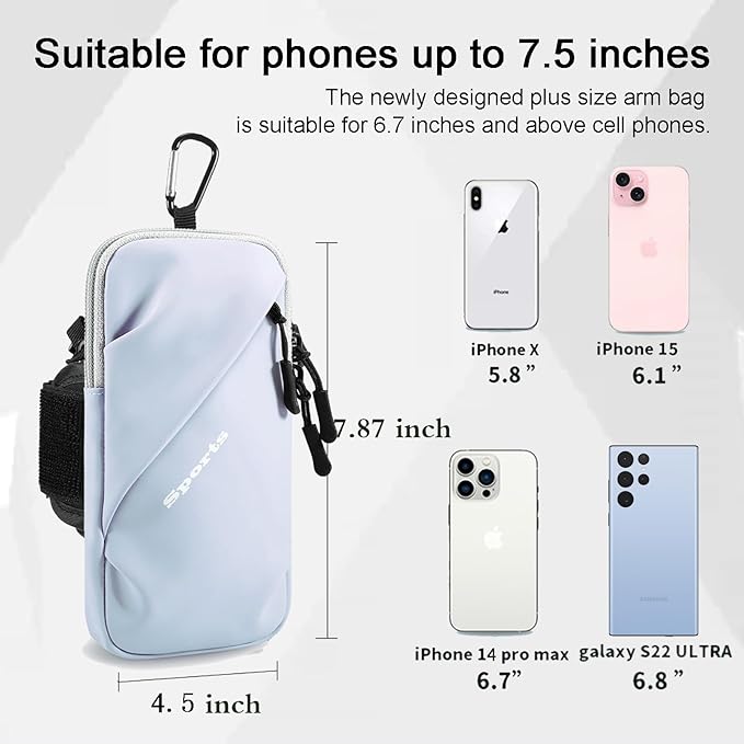 Phone Holder Arm Bands, Small Crossbody Shoulder Holsters Bag - Image 5