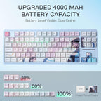 Redragon K728 PRO SE 80% 87 Keys Wireless Gasket RGB Gaming Keyboard, 3-Mode - Image 7