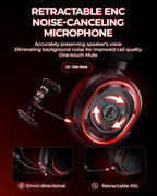 Wireless Gaming Headset， 7.1 Surround Sound， 2.4Ghz USB Gaming Headphones - Image 5