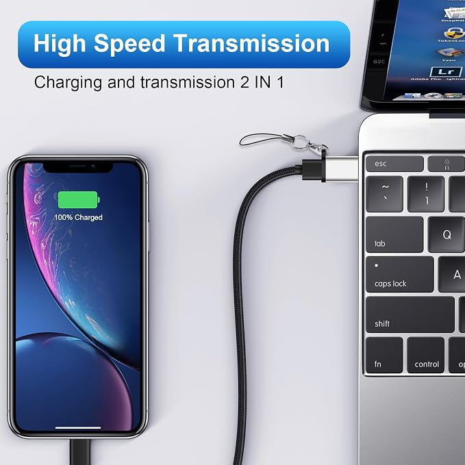 USB C Female to USB Male Adapter 3 Pack, OTG Converter, Type C to USB A Charger - Image 7