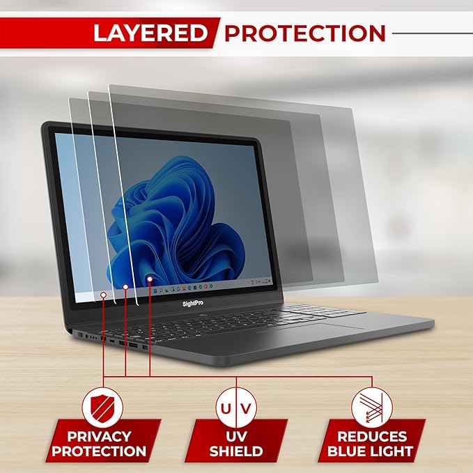 14 Inch 16:10 Laptop Privacy Screen Filter - Image 9
