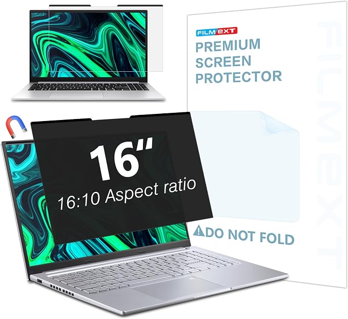 FILMEXT Magnetic Laptop privacy screen 16 inch by FILMEXT