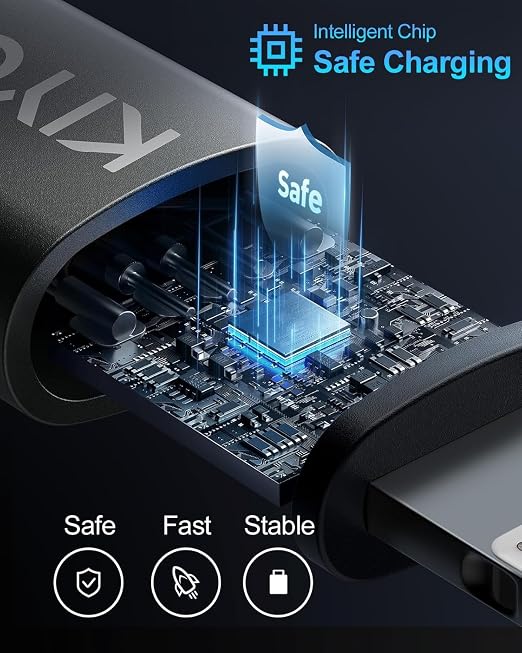 USB C Cable for Car 3FT/6FT, Coiled USB C to USB C Cable Fast Charging 66W - Image 4