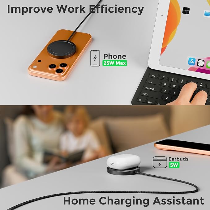 25W Magnetic Wireless Charger: Fast Charging Pad - Image 10